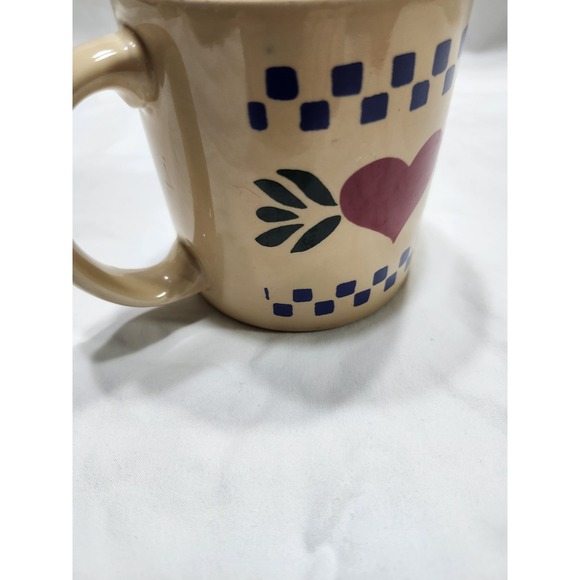 Vintage CCC England 80s Heart Grandma Coffee Mug Tea Cup Ceramic - Picture 2 of 8